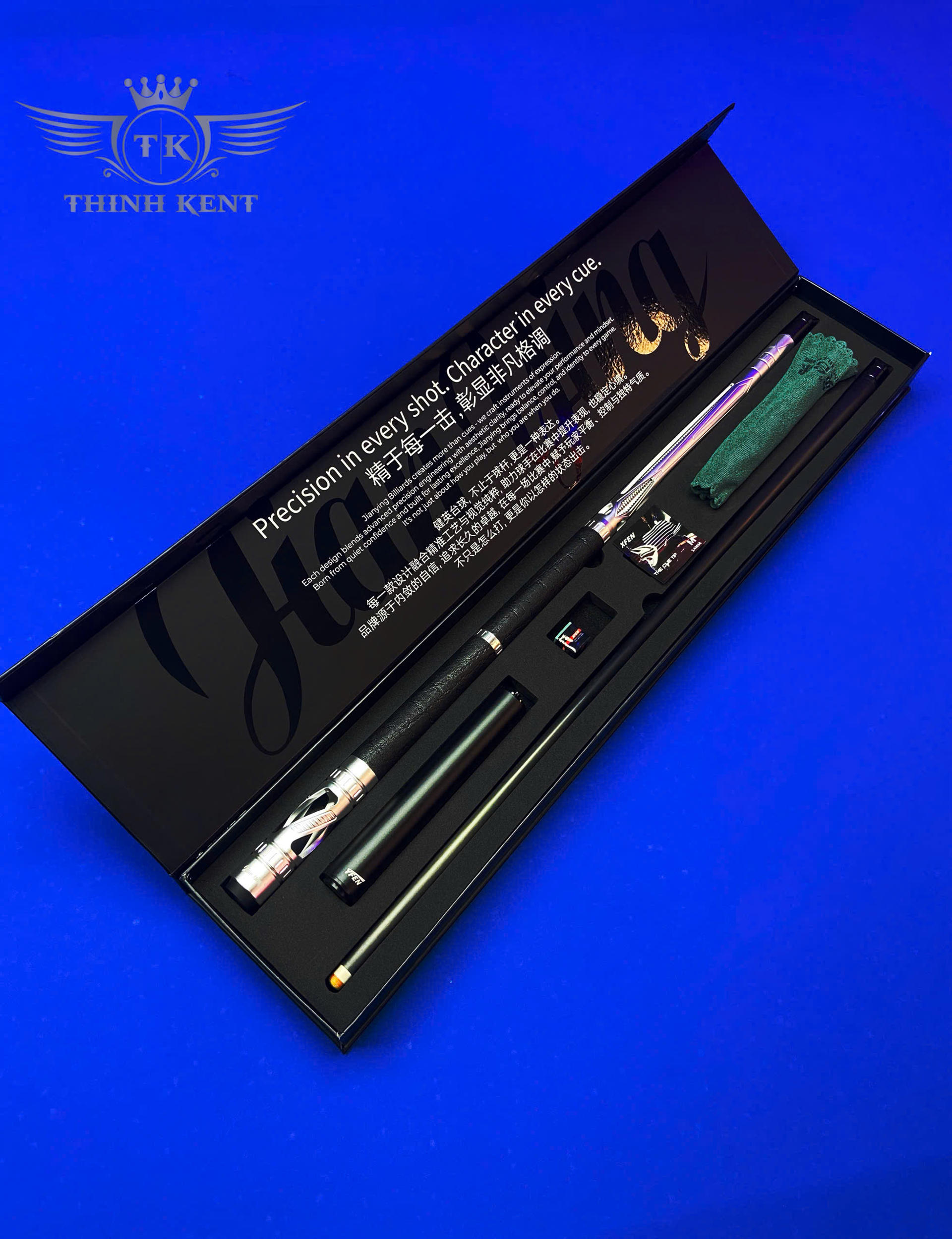 Cơ bida lỗ (full carbon) Jianying