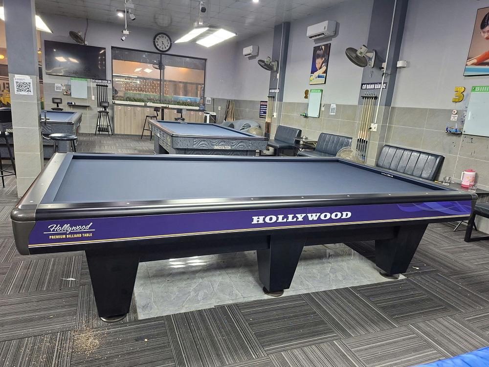 Bàn bida 3 băng (carom) Hollywood (màu xám)