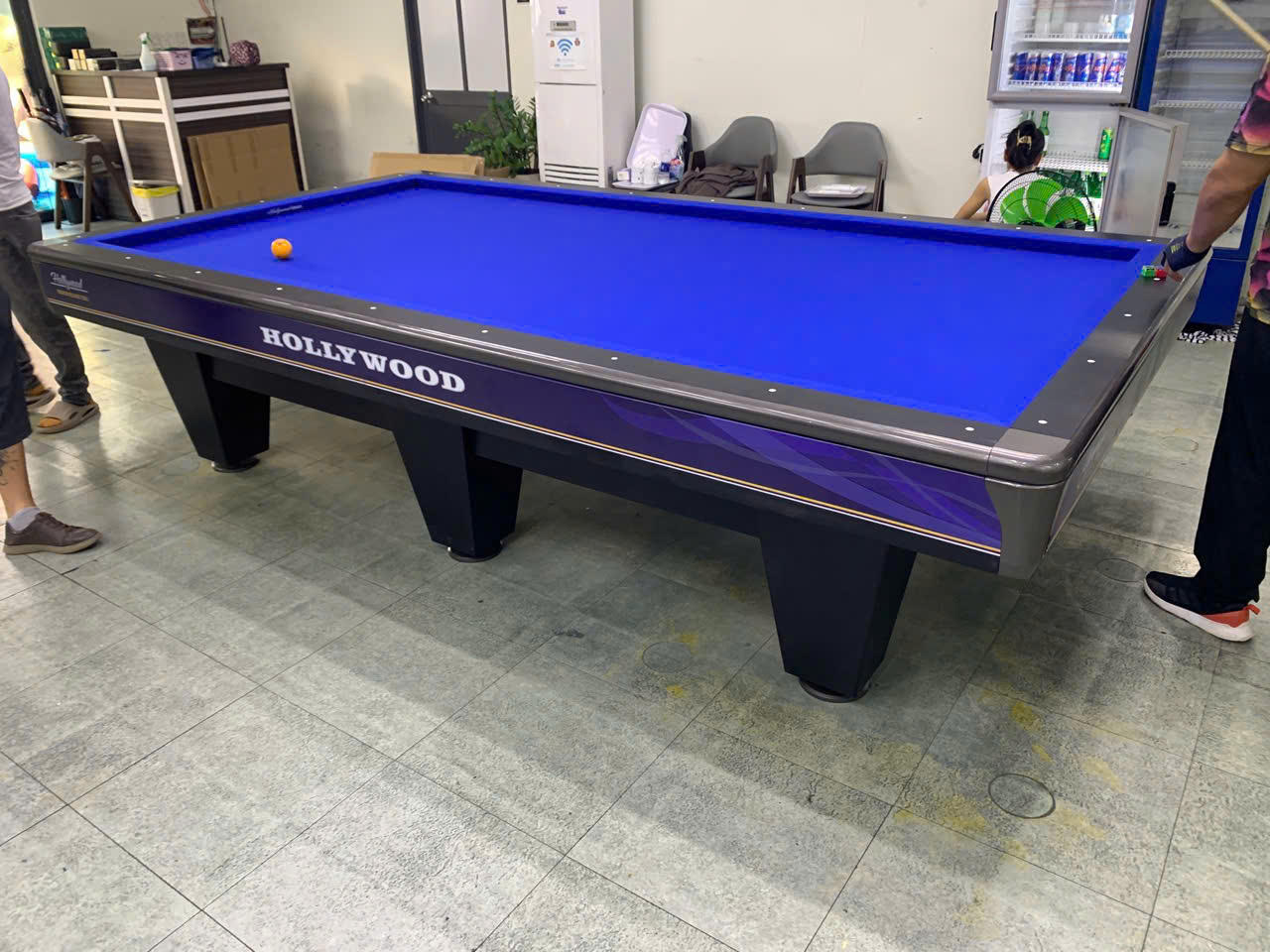 Bàn bida 3 băng (carom) Hollywood (màu xám)